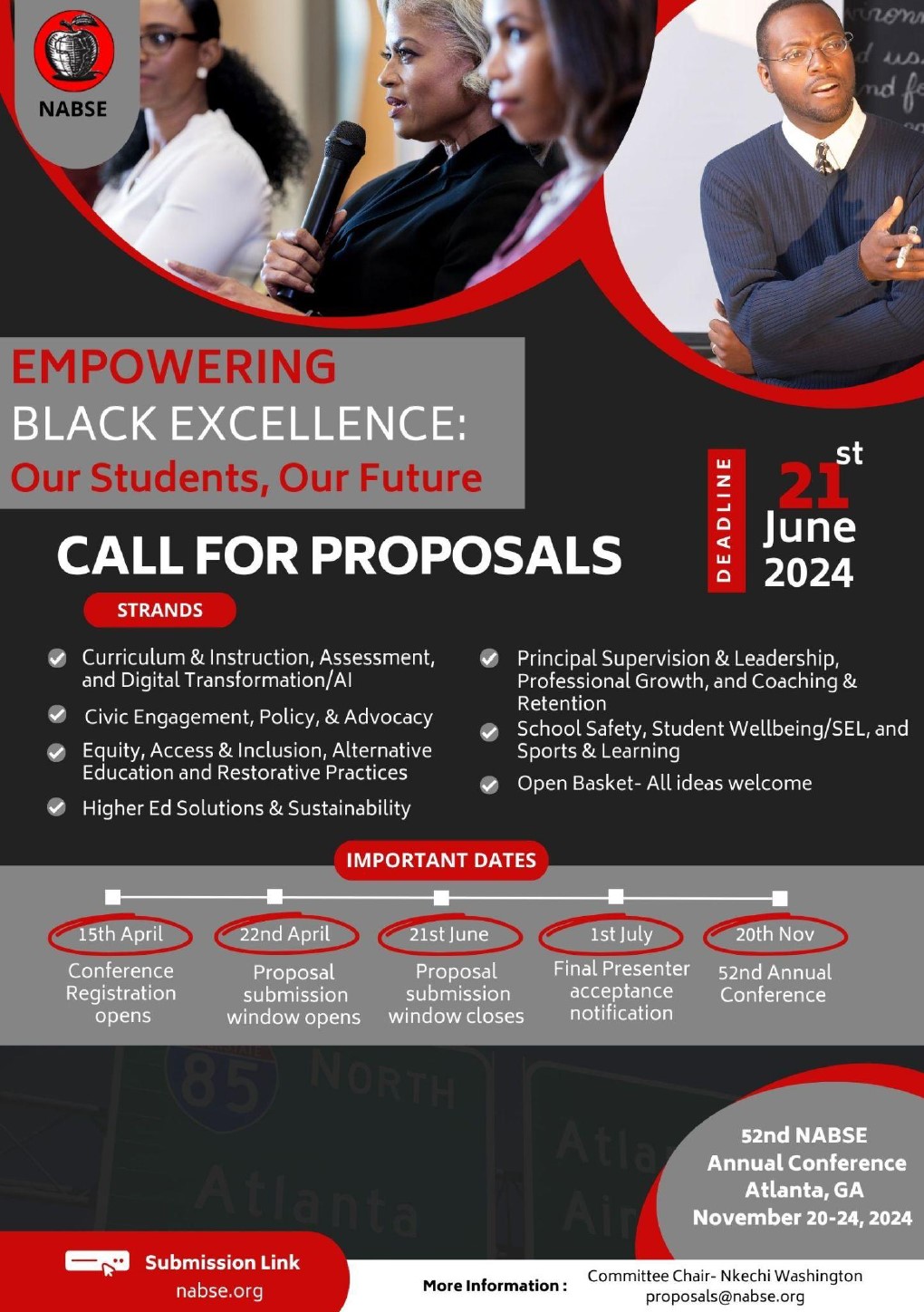 2024 NABSE Call for Proposals Closed National Alliance of Black