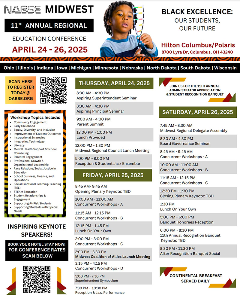 NABSE Midwest 11th Annual Regional Conference - April 24-26, 2025