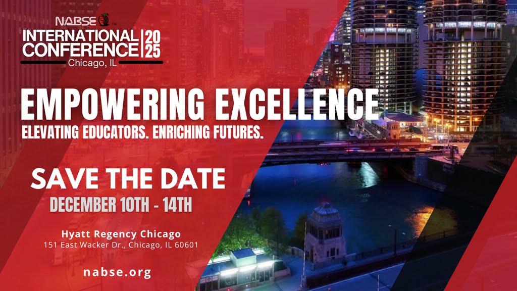 NABSE 2025 Conference - Save The Date 12-10 to 12-14 NABSE 2025 Conference - Save The Date 12-10 to 12-14
