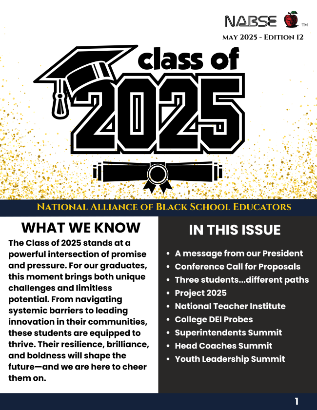 NABSE Early May 2025 Newsletter