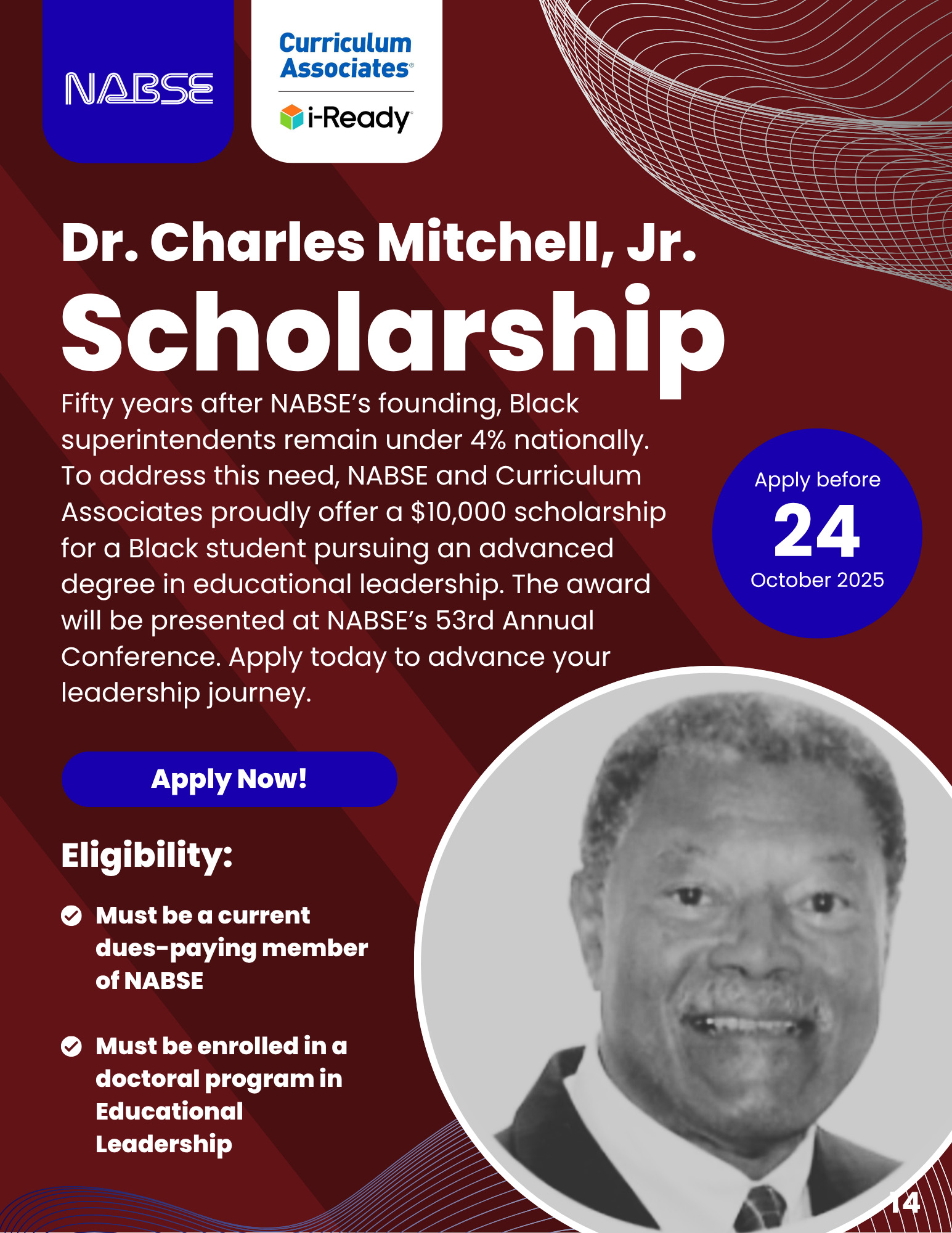 Dr Charles Mitchell jr Scholarship