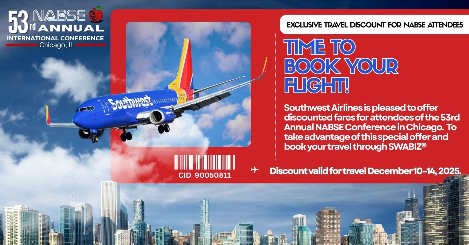 Southwest Airlines - NABSE 2025 Conference Partner Southwest Airlines - NABSE 2025 Conference Partner