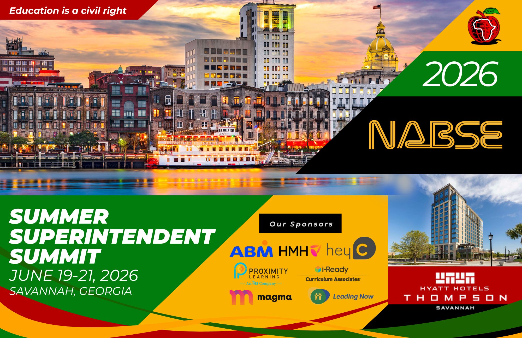 NABSE Summer Superintendent Summit - June 19-21-2026 Savannah, Georgia