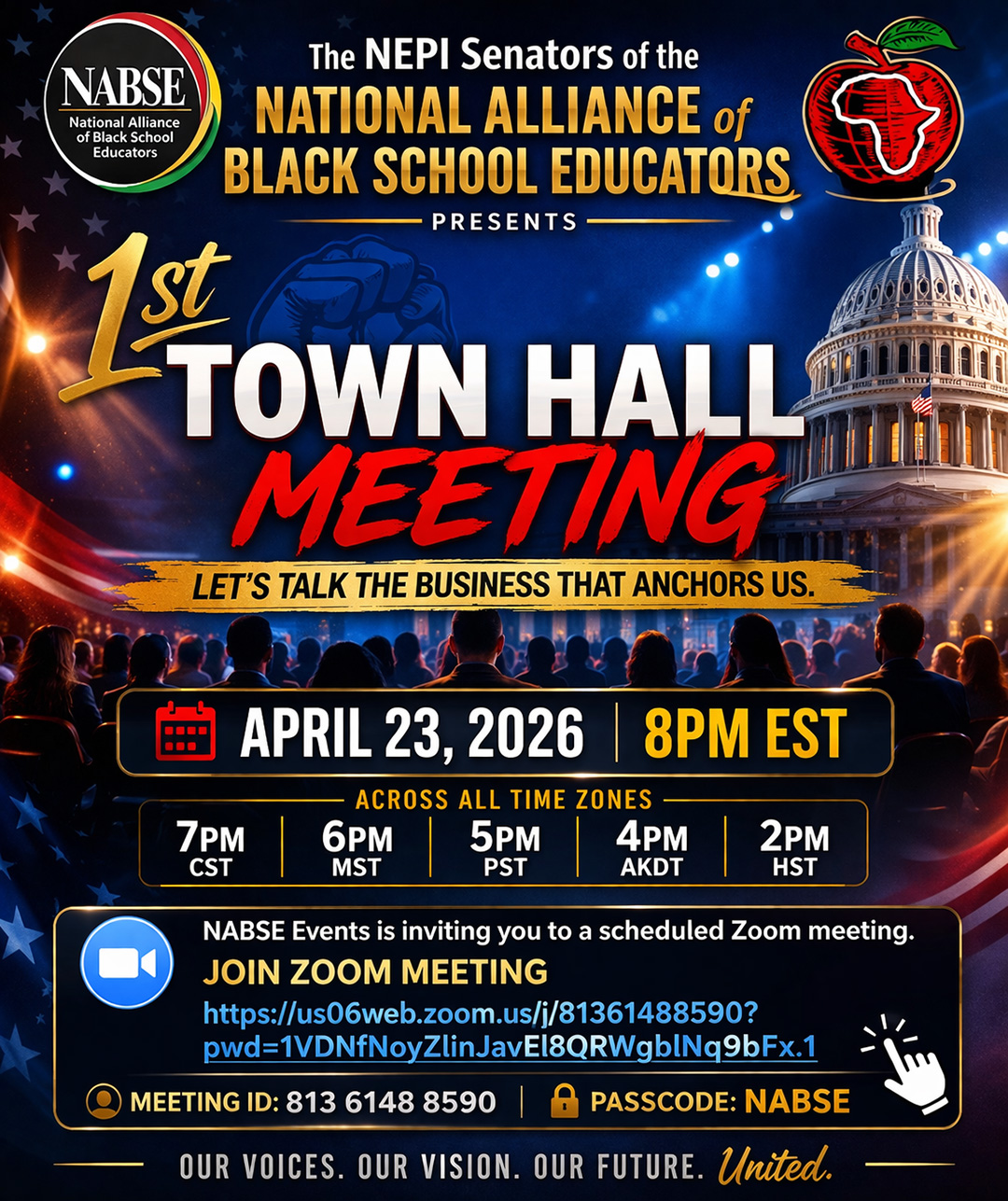 NABSE presents virtual town hall meeting