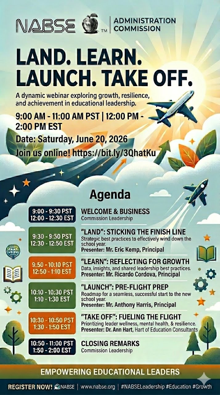 NABSE Administration Commission - Land Learn Launch Take Off